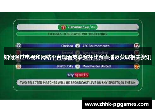 如何通过电视和网络平台观看英联赛杯比赛直播及获取相关资讯